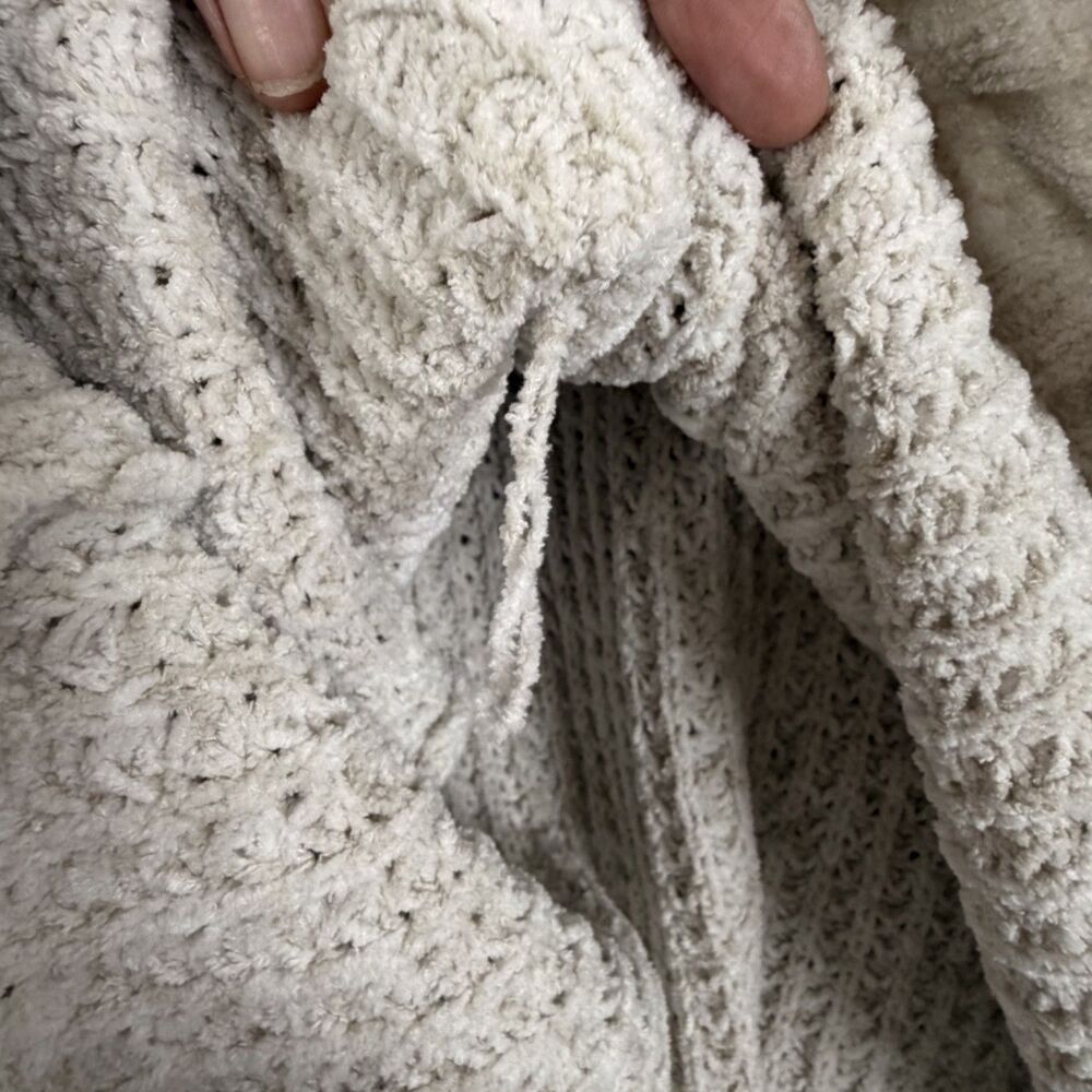 summer beach waffle knit boho cozy oversized sweater l/xl beach riot resort wear - Picture 6 of 11
